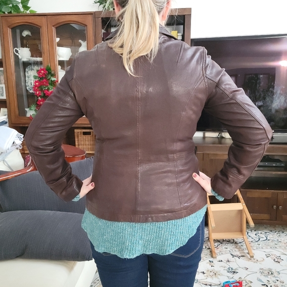 Gap genuine leather jacket - Picture 8 of 8
